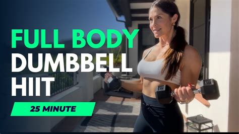 Min Full Body Dumbbell Intervals Training For Bikini Season