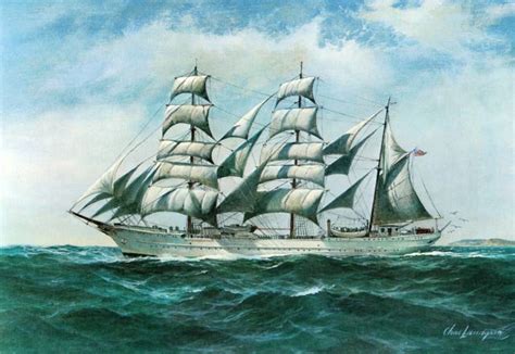 Maritimequest Horst Wessel Uscg Eagle Wix The Art Of Eagle