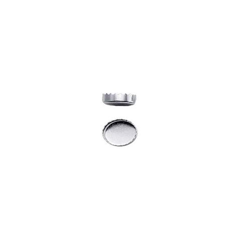 999 Fine Silver Oval Serrated Bezel Cup Setting RioGrande Fine