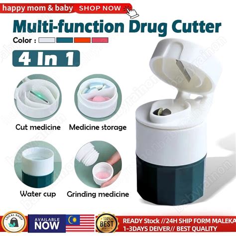 New Multifunction Portable Powder Tablet Grinder Powder Pill Cutter