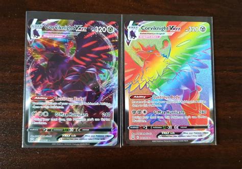 Corviknight Vmax Rainbow Rare Set Mint Battle Styles Pokemon Tcg