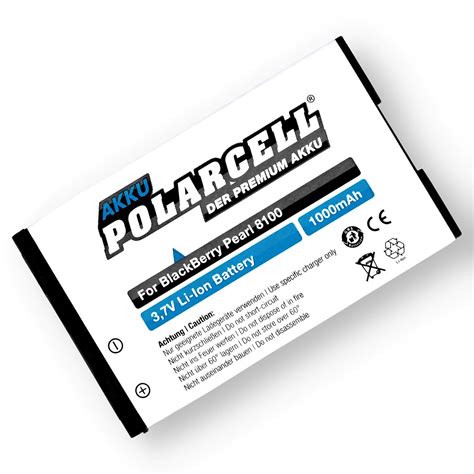 Polarcell Battery For Blackberry Pearl 8100 With 1000mah Buy Now