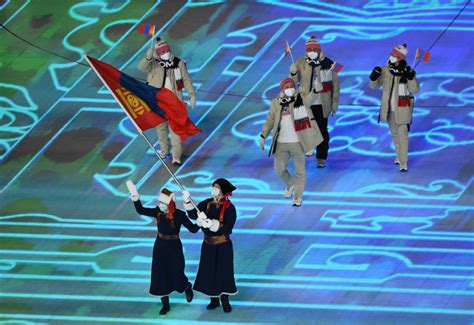 Mongolias National Costume Worn By Athlete B Achbadrakh To Be