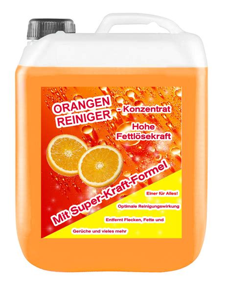 Liter Orangen Lreiniger Allzweckreiniger Konzentrat Orangenreiniger