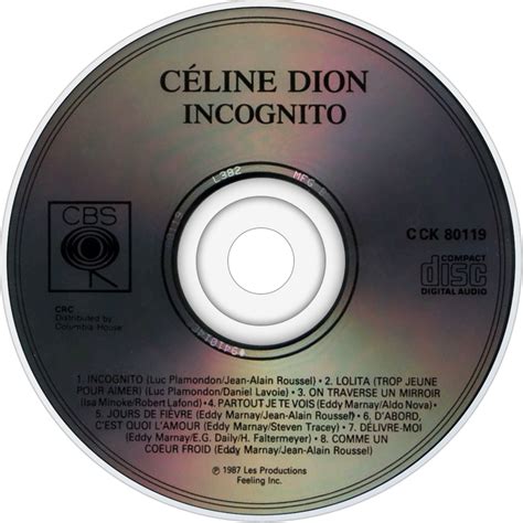 Celine Dion Incognito