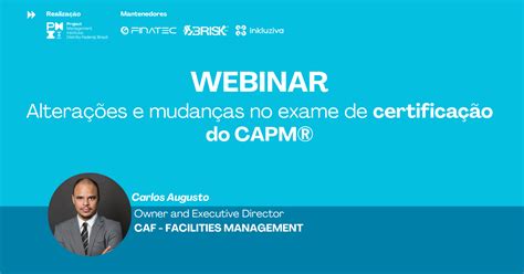 Webinar Altera Es E Mudan As No Exame De Certifica O Do Capm Pmi