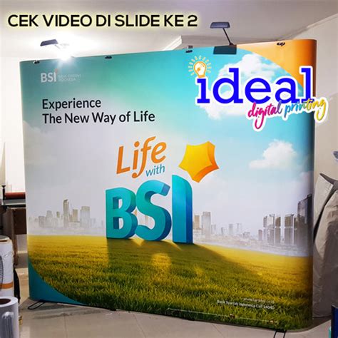 Jual Backwall Backdrop Pameran Seminar 3x3 Lurus Straight Portable