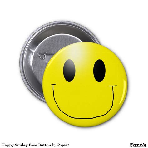 Happy Smiley Face Button Happy Smiley Face Smiley Smiley Face