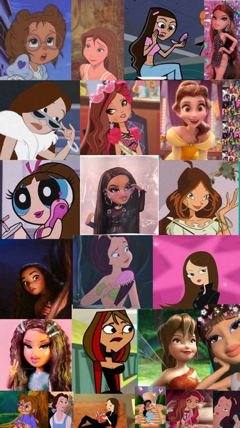Brown Hair Disney Characters