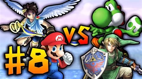 Link Vs Mario Brawl