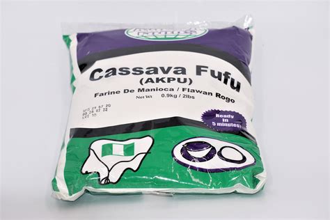 Cassava Flour Akpu Fufu Cassava Fufu Nigerian Fufu Etsy