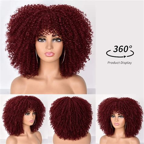 Jerry Curl Wig Afro Wig Kinky Curly Wig Wigs For Black Etsy