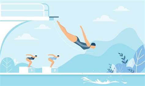 Diving Board Illustrations Royalty Free Vector Graphics And Clip Art