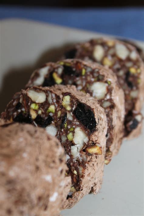 Nutty Chocolate Log - The Lazy Vegan Baker