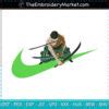 Roronoa Zoro X Nike Embroidery Designs File One Piece Machine