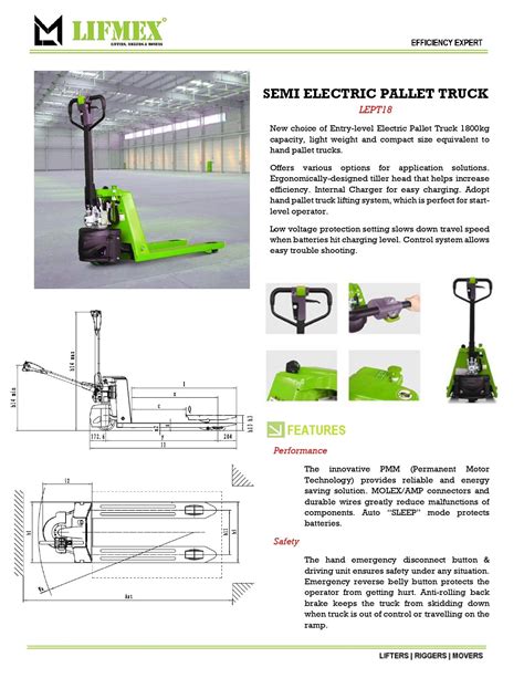 Semi Electric Pallet Truck