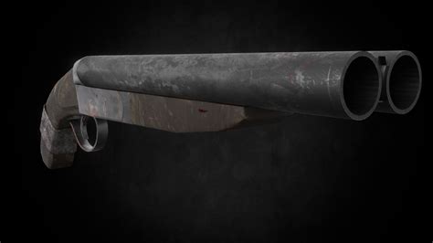 Sawed Off Shotgun 3d Model By Nudelkopf