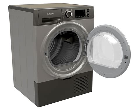 Hotpoint H3d91gsuk 9kg Sensor Condenser Dryer 10hr Crease Care Graphite Waltons Direct