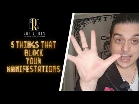 Manifestation Things That Block Your Manifestations Youtube