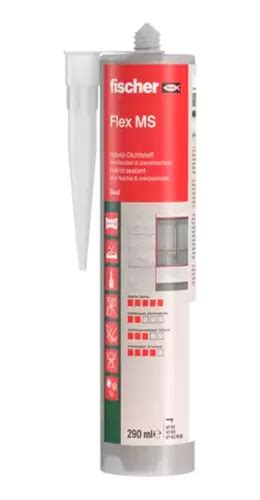 Sellador Adhesivo Híbrido Ms Flex Fischer Cartucho X 290ml