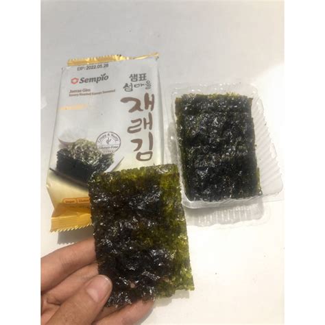 Korean Seasoned Seaweed Lavergim 5g Shopee Malaysia