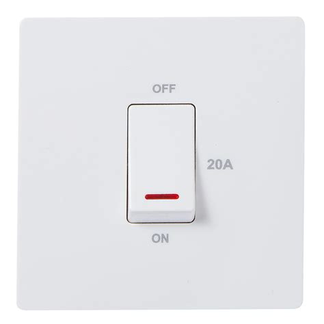 Domus 1 Gang 20a Dp Switch 20a 250v White Tacc Shop Online Today