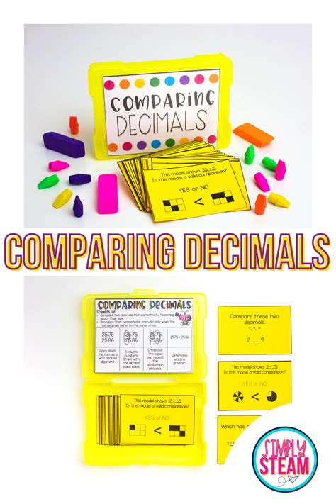 Looking For Comparing Decimals Activities That Will Get Your Th Grade