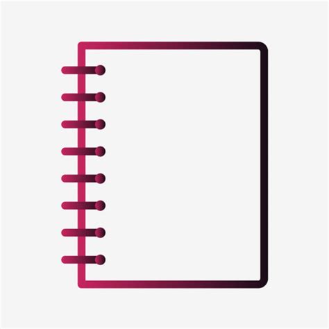 Cuaderno Espiral De Vector Icono PNG Iconos De Cuaderno Diario Icono