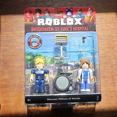 Roblox Toys Nib Roblox Brookhaven Sat Lukes Hospital Play Set