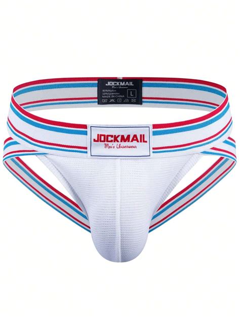 Jockmail Pieza Suspensorio De Malla Para Hombres Ropa Interior Sexy