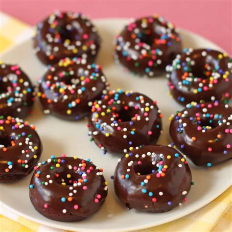 Mini Chocolate Donuts