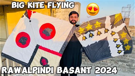 Rawalpindi Basant City Area Big Kite Flying Tawa And Tawa