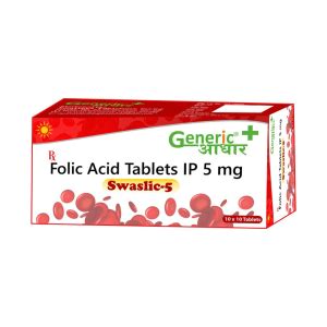 Folic Acid Mg Tablets For Health Wellness