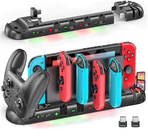 Switch Games Organizer Station With Controller Charger