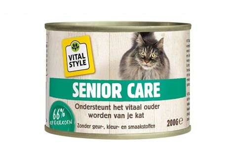 Vitalstyle Senior Kattenvoeding Blik Online Kopen → Dierencompleet Nl