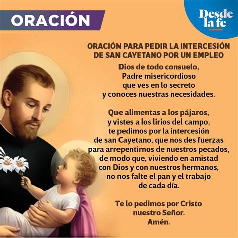 Desde la fe on Twitter Te compartimos esta oración que puedes