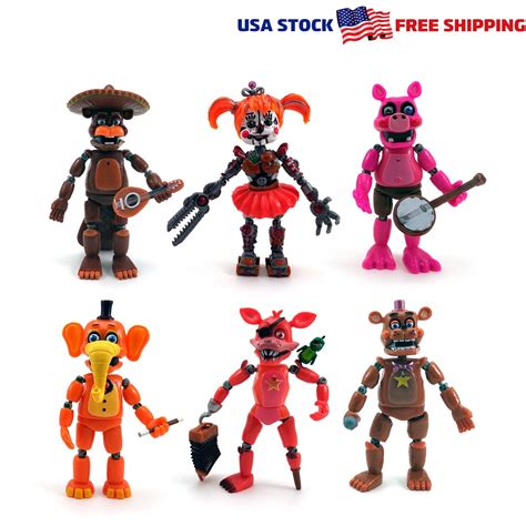 Kit Bonecos Animatronics Five Nights At Freddy S Fnaf Animatronics