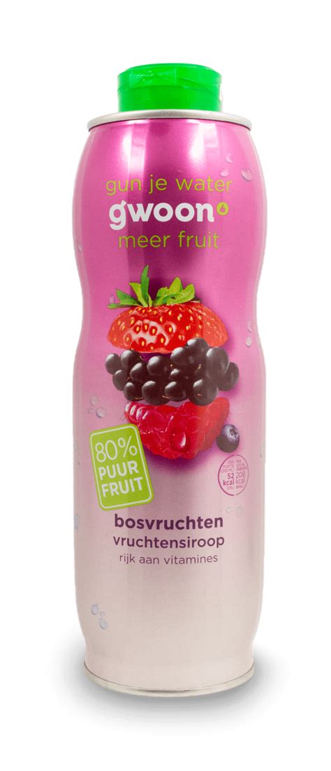 Gwoon Juice Syrup Forest Fruit 750ml The Dutch Shop