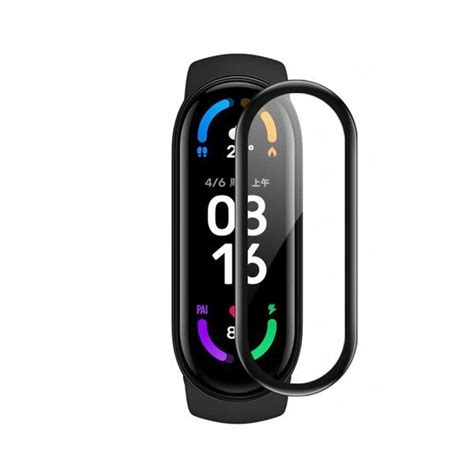 Szkło ochronne Hofi Hybrid Glass Xiaomi Mi Band 6 6 NFC Black Szkło