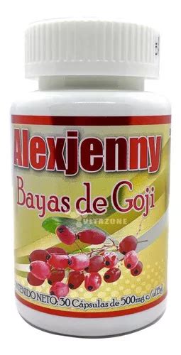 Bayas De Goji C Psulas Alexjenny Sabor Sin Sabor Mercadolibre