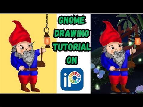 Gnome Drawing Tutorial Gnome Gnomedrawing Digitalart Art