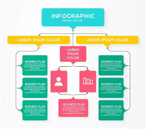 Diagrama Infográfico Ilustración Vector Premium