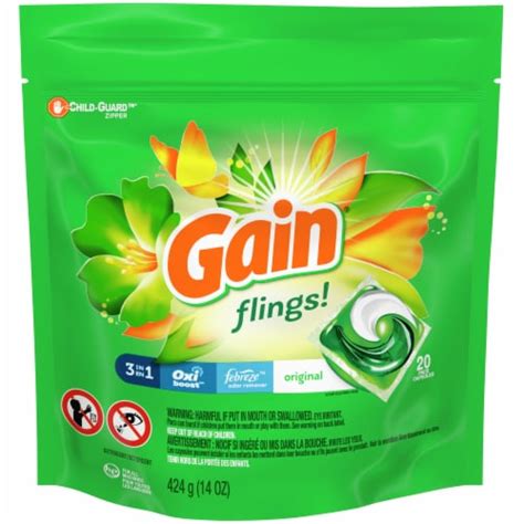 Gain Flings Original Scent Laundry Detergent Pods Ct Pick N Save