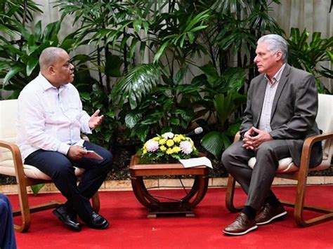 Cuban President Meets Unicef Director Prensa Latina