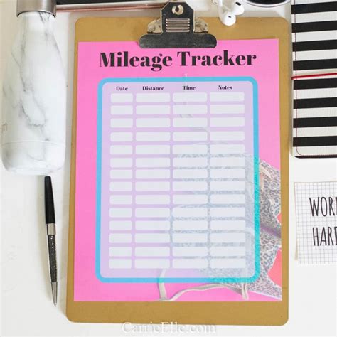 Track Your Runs with this Printable Mileage Tracker! - Carrie Elle