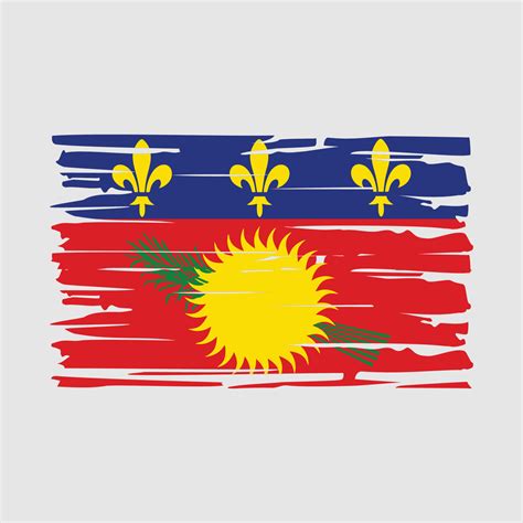 Guadeloupe Flag Brush 20267560 Vector Art at Vecteezy