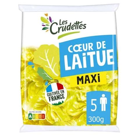 Salade Coeur De Laitue Les Crudettes 300 G Frichti Market