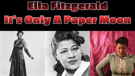 🎵Ella Fitzgerald Sings It's Only A Paper Moon (1960) | Vintage Music in ...