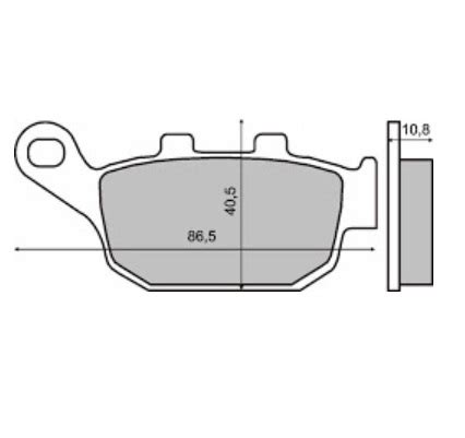 Set Placute Frana Honda Fes Pantheon 125 150 Foresight 250 CB