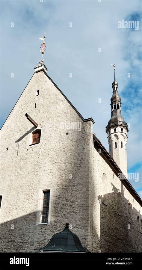 Facade Of The Holy Spirit Church Also Called Puhavaimu Kirik In Tallinn